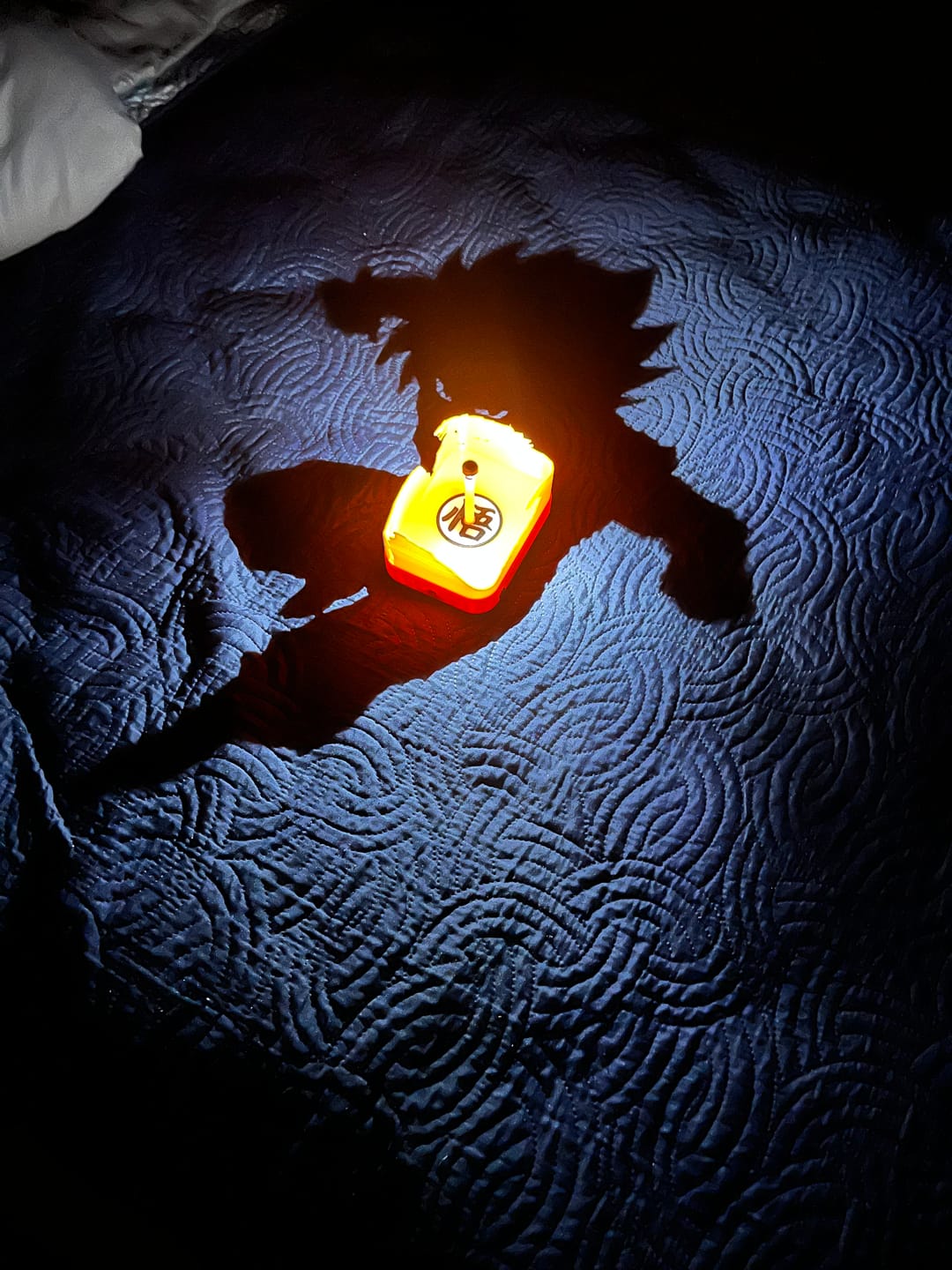 Customer photo review of Goku Shadow Projection Wall Lamp