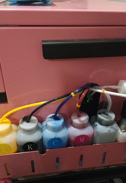 Customer photo review of Haolic 13" Pink A3 XP-1 Pro DTF Printer