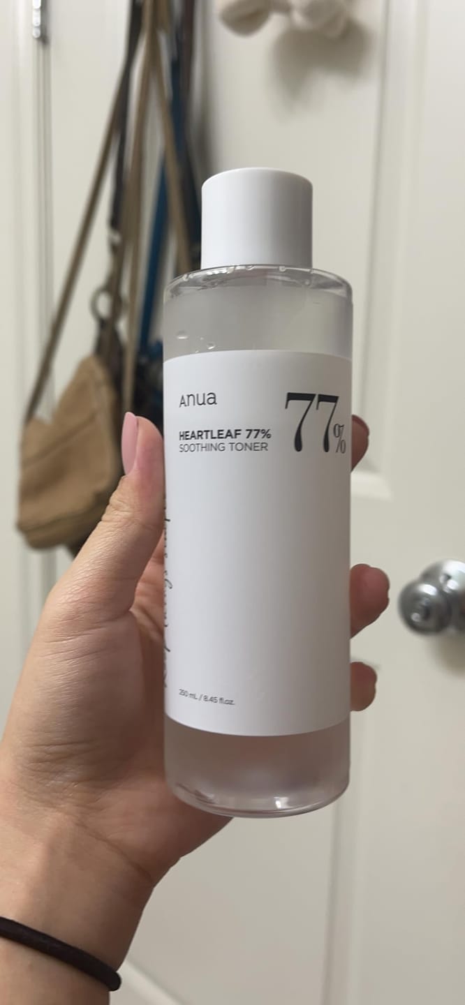 Customer photo review of Anua 77% Soothing Toner For Skin