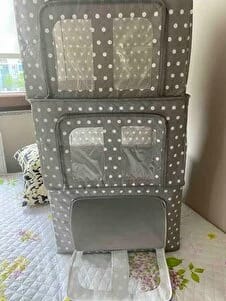 Customer photo review of Katlanabilir Demir İskeletli Saklama Hurcu