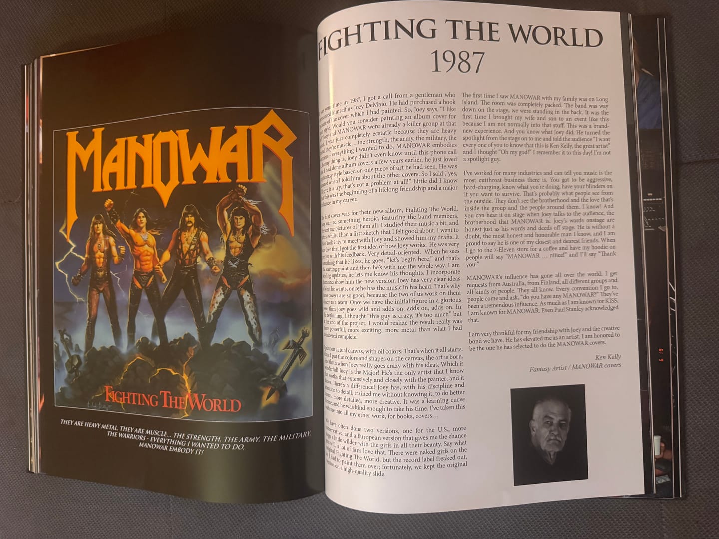 Customer photo review of Photo Book - The Blood Of The Kings Vol. I - The History Of MANOWAR