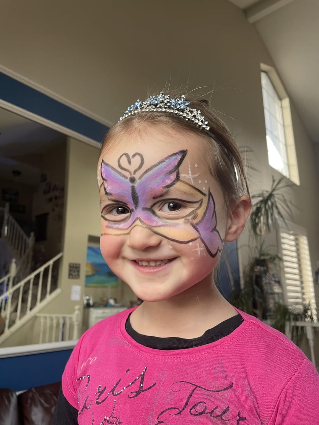 Customer photo review of Face & Body Paint Crayons