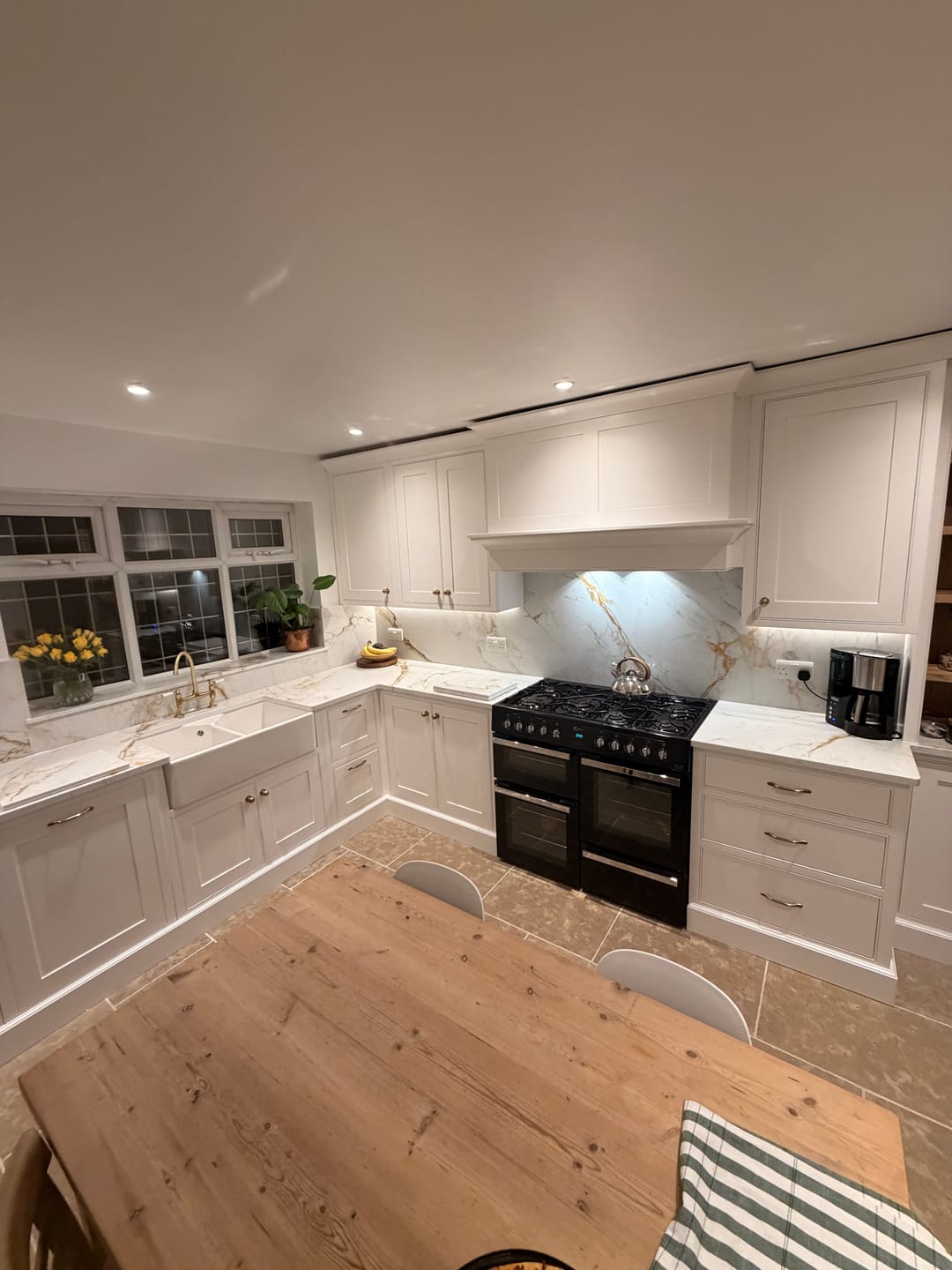 Customer photo review of Light Aged Brass Cupboard Handles