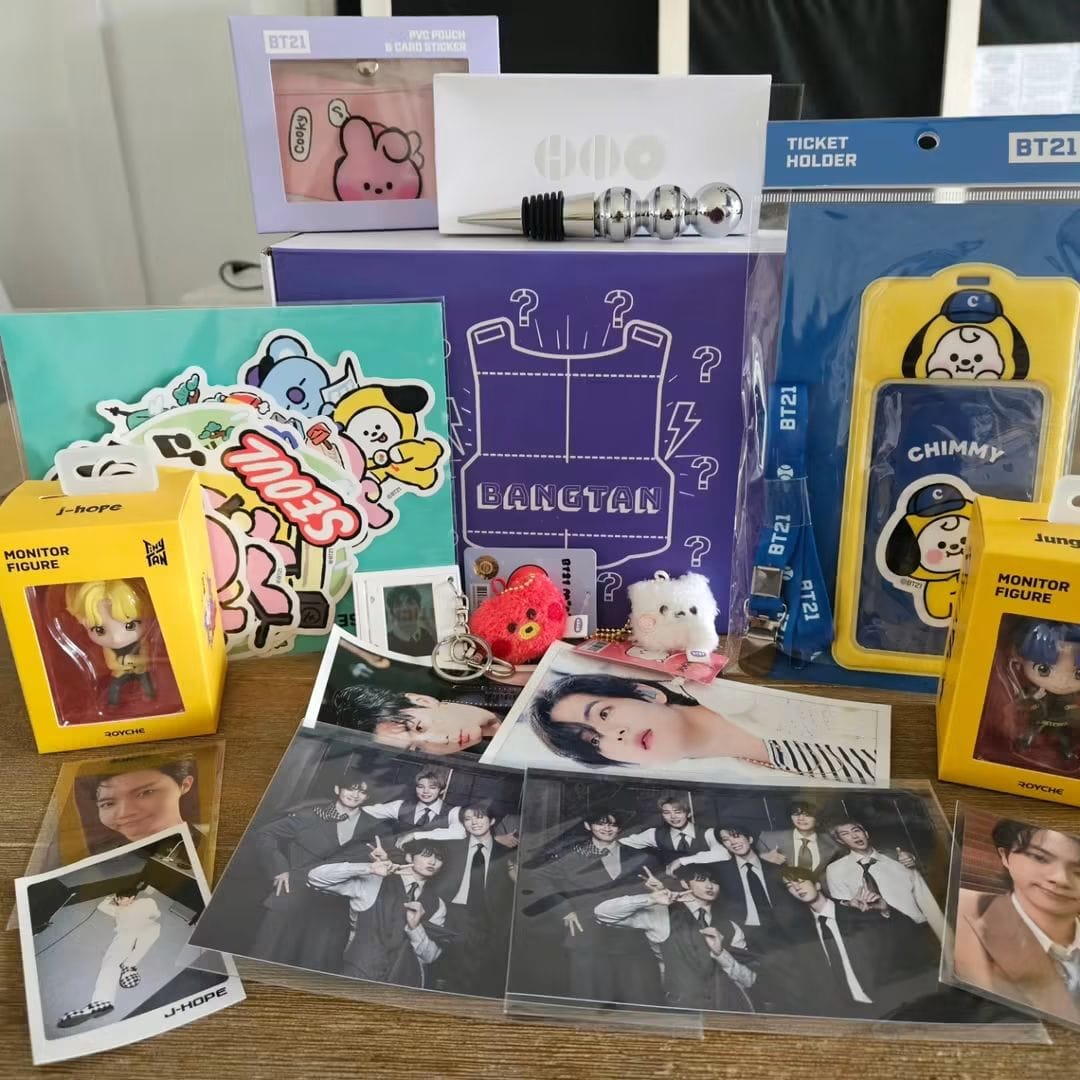 Customer photo review of BTS MYSTERY RANDOM BOX [RENEWAL VERSION]