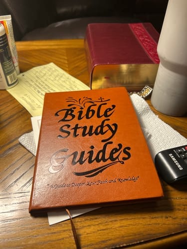 Customer photo review of Bible Study Guide Journal – 66 Pages
