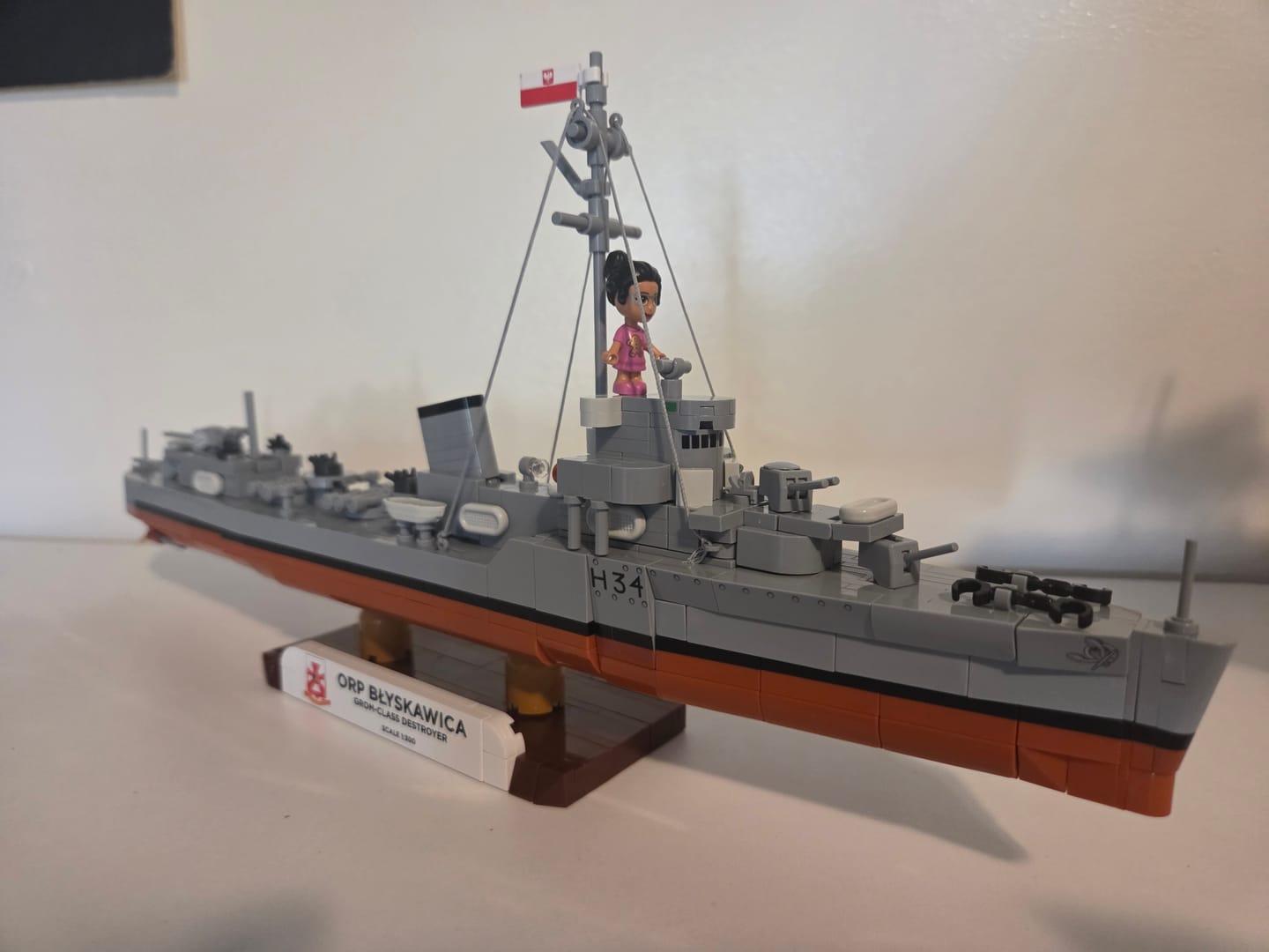 Customer photo review of COBI ORP Błyskawica Destroyer: Set #4865