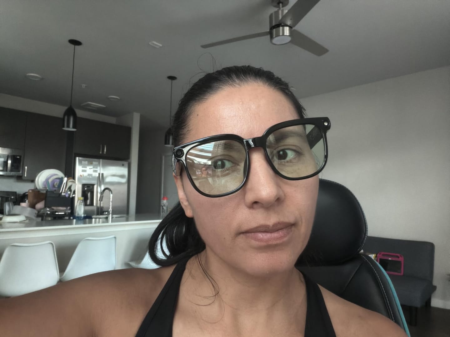 Customer photo review of Gafas con camara IA
