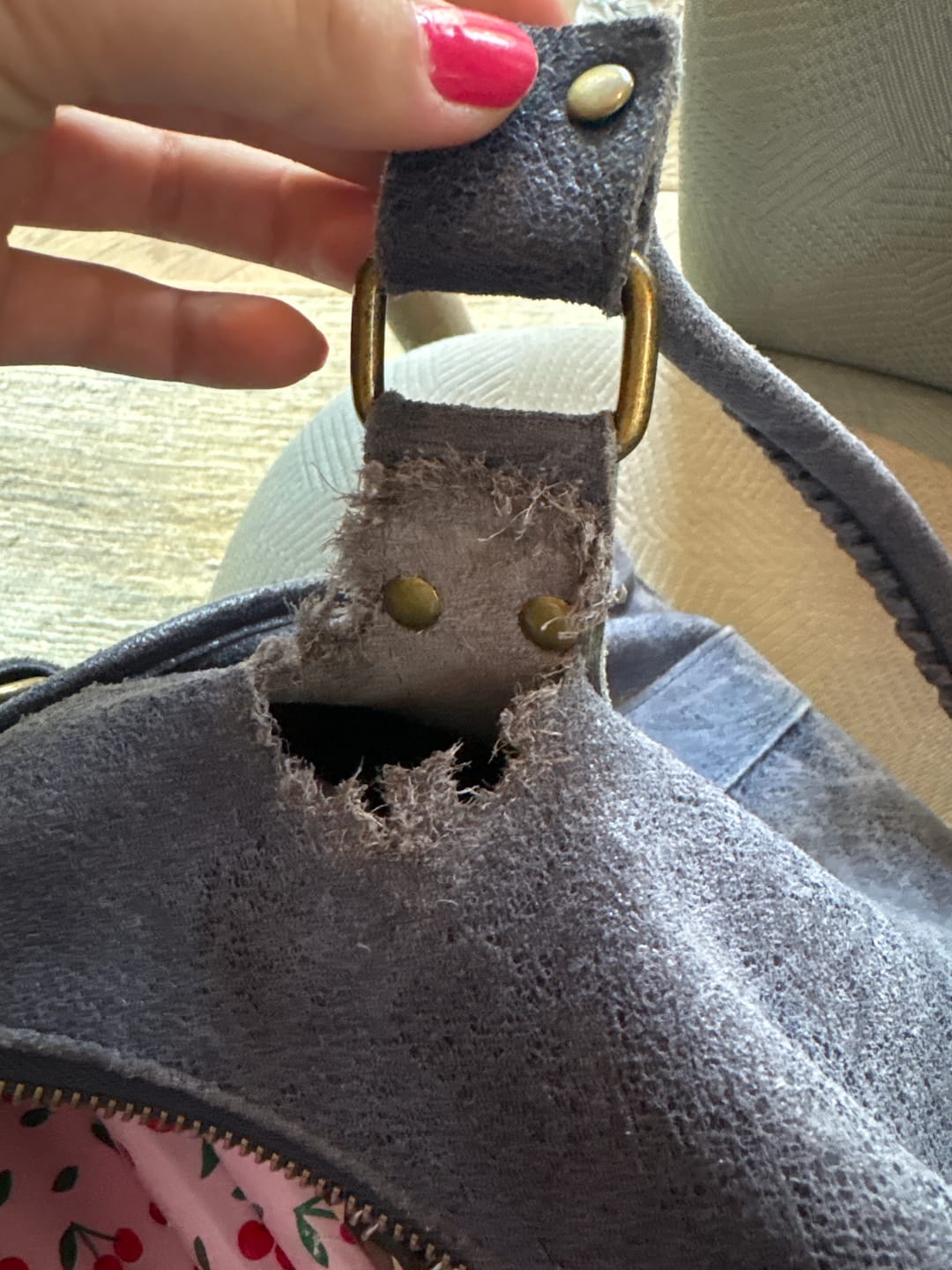 Customer photo review of It girl bag navy