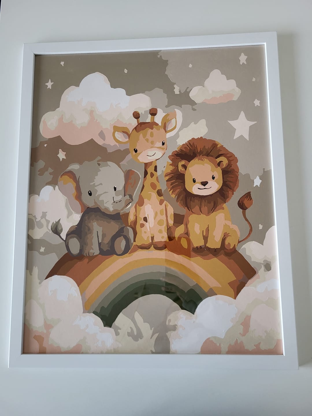 Customer photo review of Malen nach Zahlen - Regenbogen Freunde