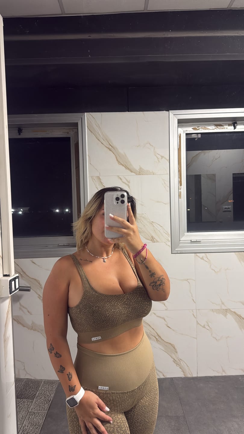 Customer photo review of Leggings Push Up Jungle Pitone Roccia