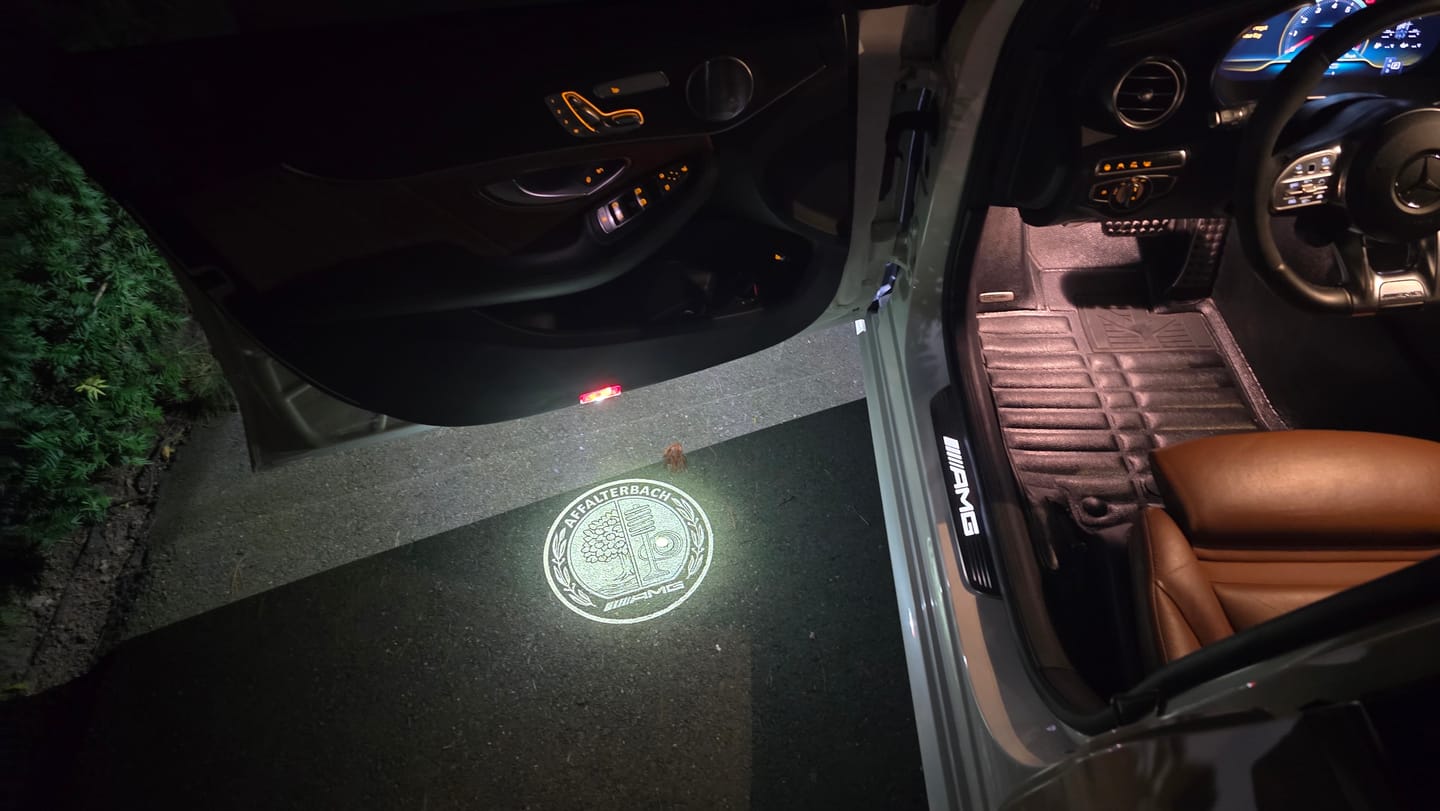Customer photo review of MERCEDES DOOR LIGHTS