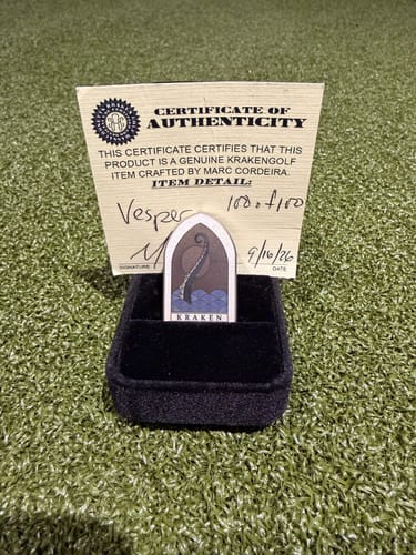 Customer photo review of The Vesper - Titanium Cathedral Marker