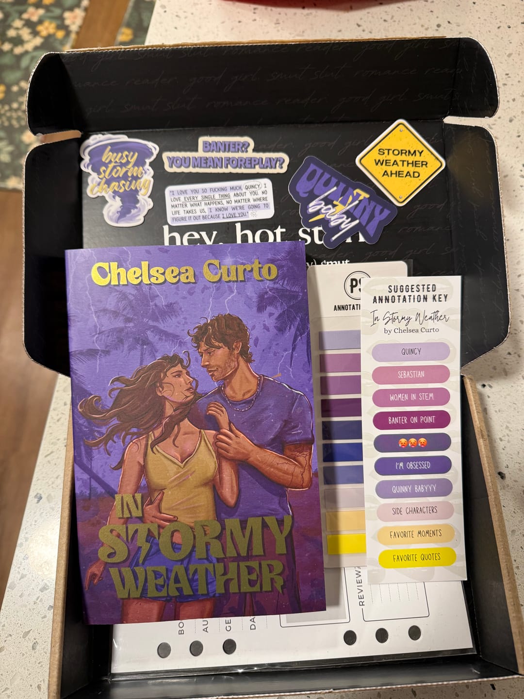 Customer photo review of good girl book club subscription