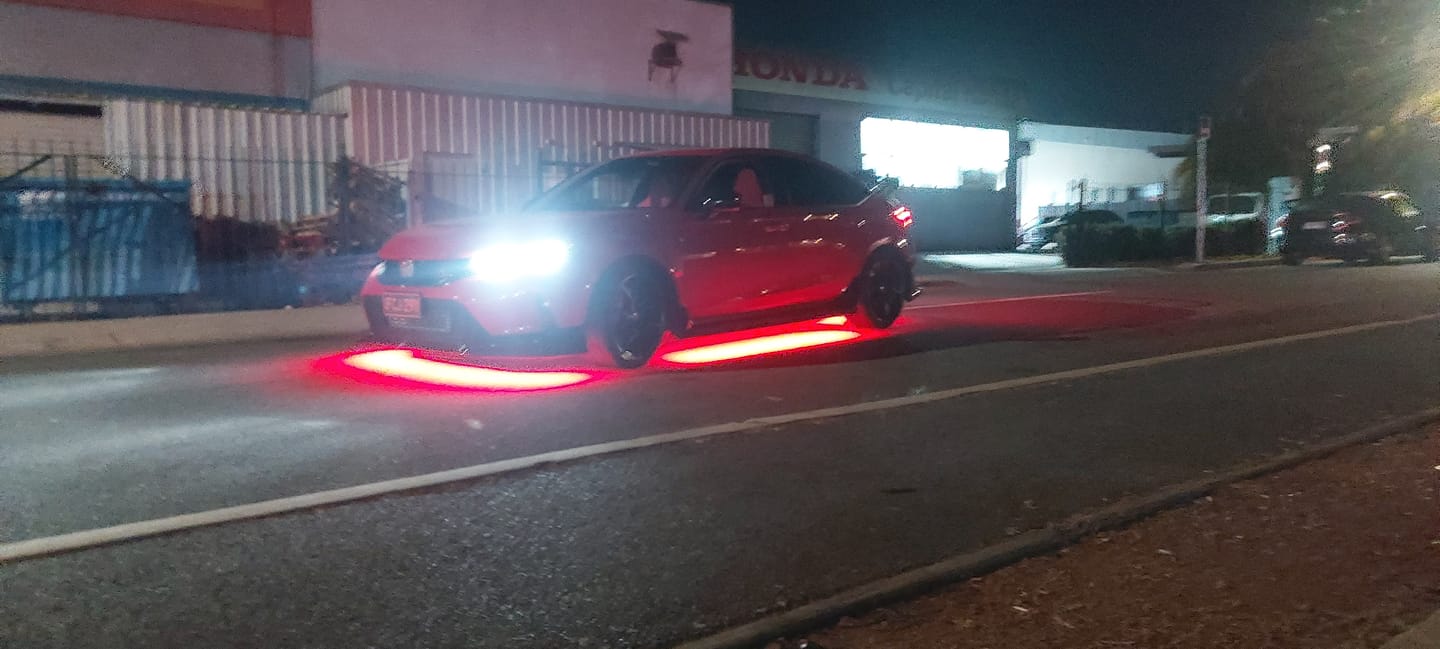 Customer photo review of ELGlow® PRO Universal Car Underglow Kit