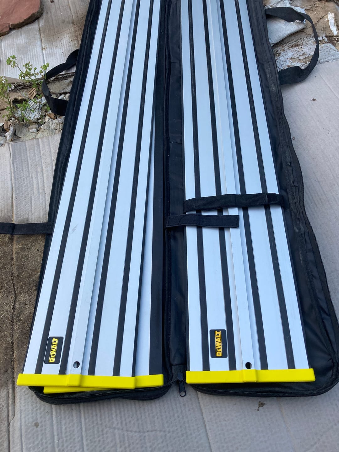 Customer photo review of Dewalt Plunge Track Rail Saw End Cap Protector 1 PAIR