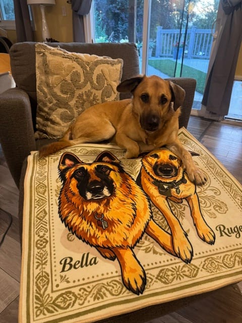 Customer photo review of Custom Rug