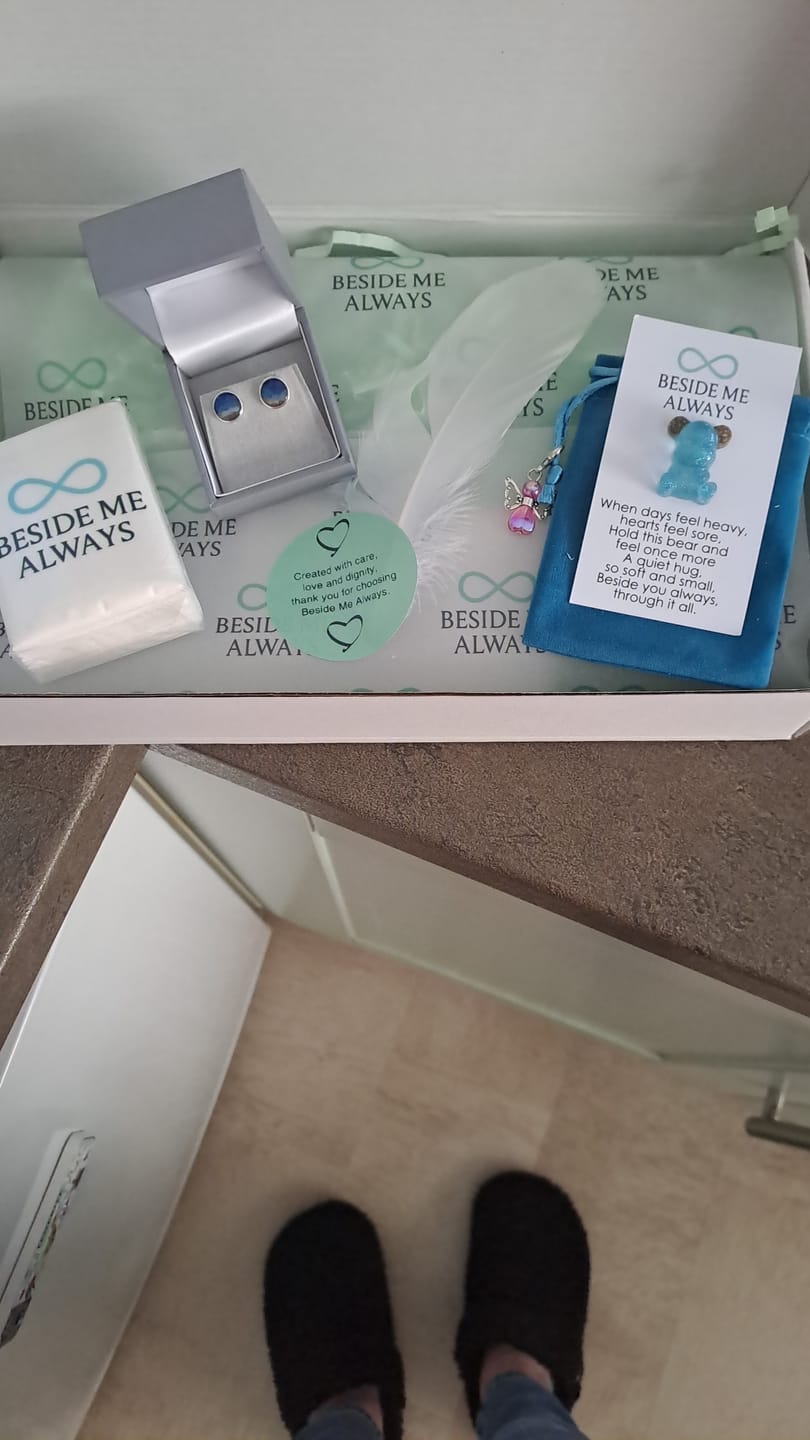 Customer photo review of Ocean Horizon Earrings