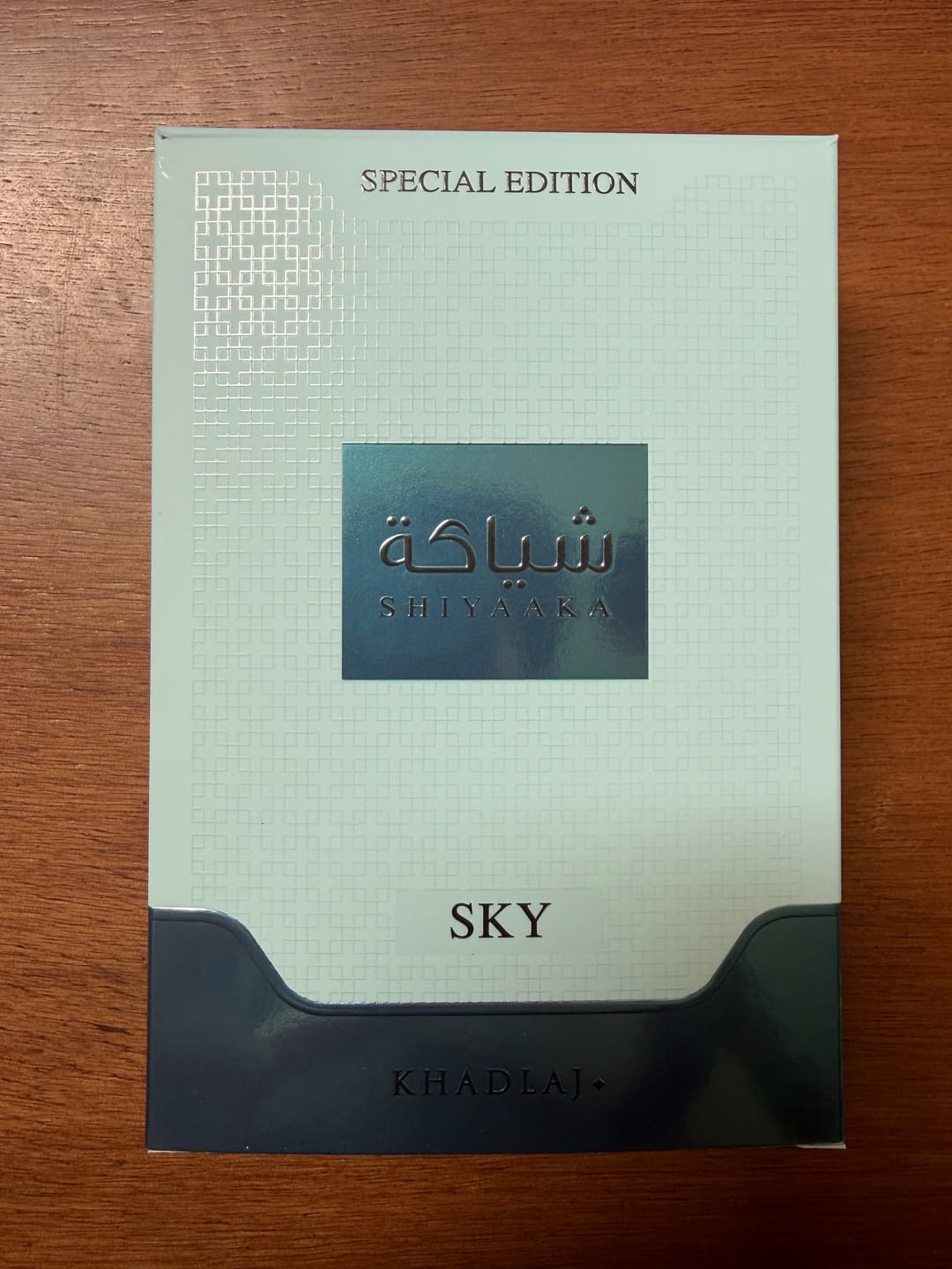 Customer photo review of Perfume Khadlaj Shiyaaka Sky de 100 ML EDP