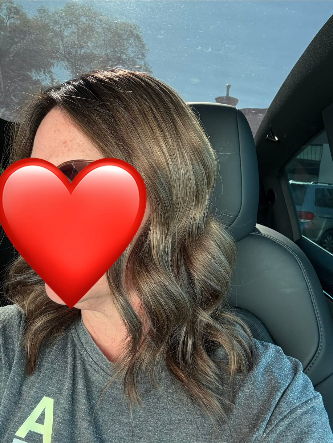 Customer photo review of Ella Balayage Full Volume Hair Topper