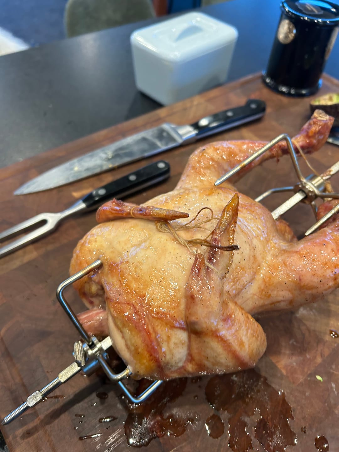Customer photo review of COBB Rotisserie with Dome Extension
