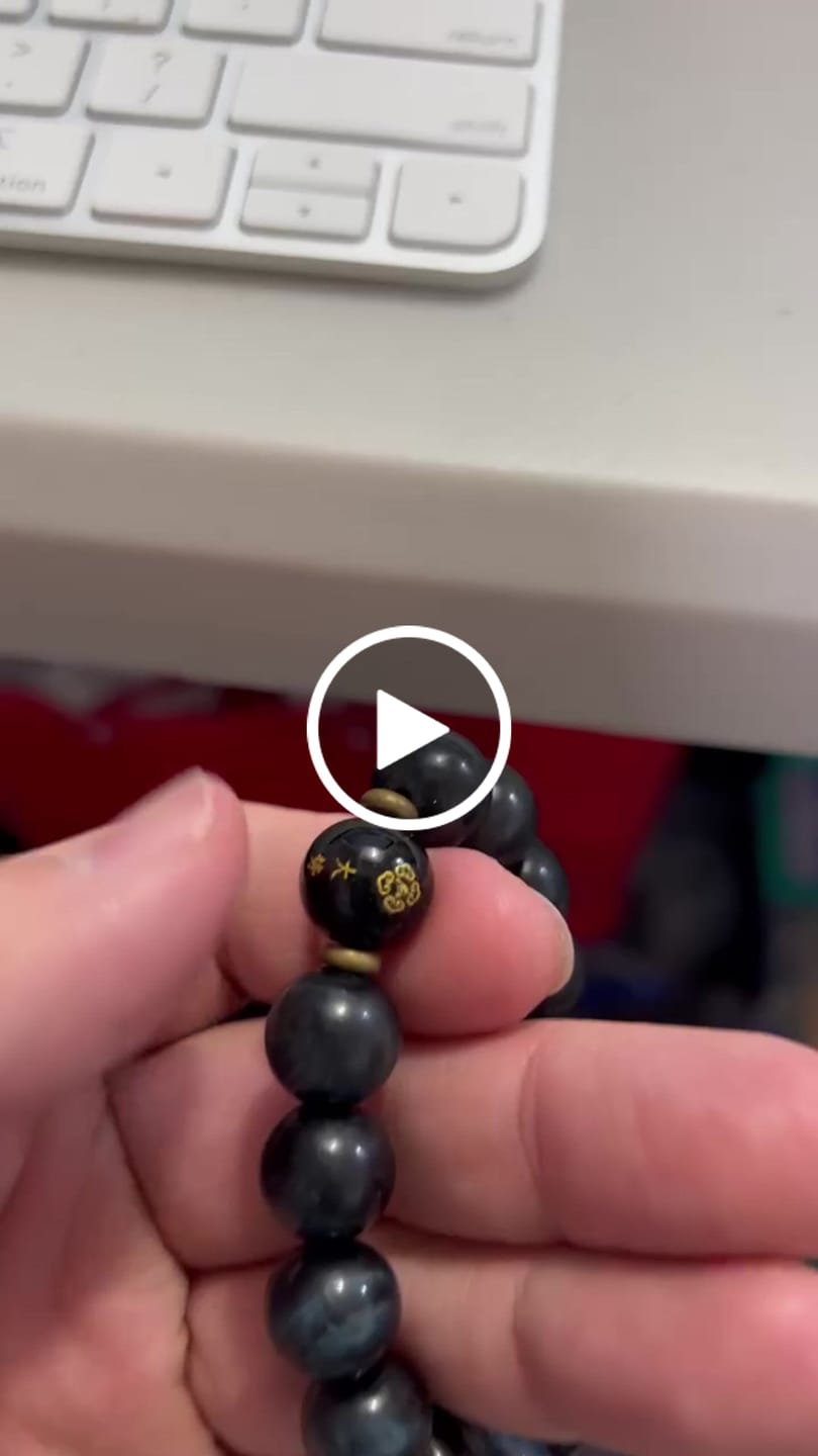 Customer video review of Prestige Dragon Bone Pixiu Bracelet