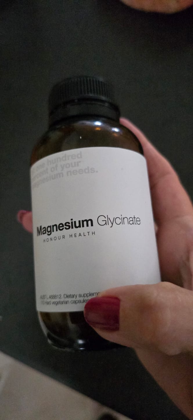 Customer photo review of Magnesium Glycinate (Pure & Unbuffered) - 110 Capsules