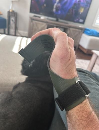 Customer photo review of LYFT-RX Carbon Grips - OD Green