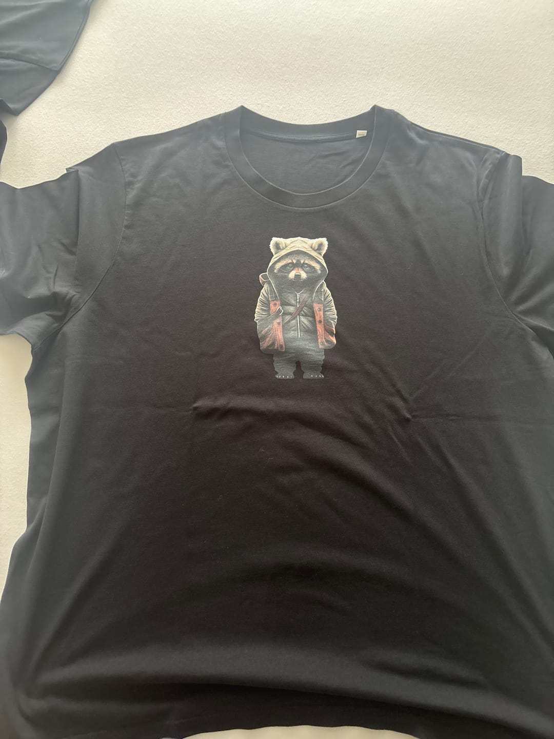 Customer photo review of Bär reingeguckt - Bio Herren Shirt