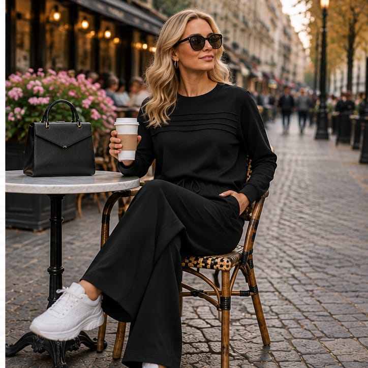 Customer photo review of 🔥 LAST DAY BLACK FRIDAY — 57% OFF ✨TALBOTS Women’s Crew Neck Lounge Set