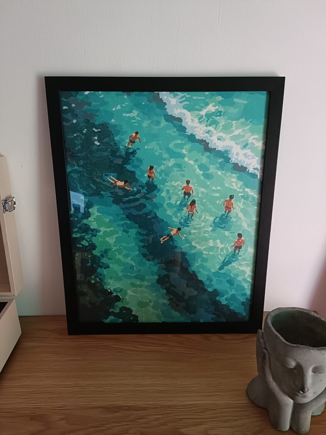 Customer photo review of Clear Waters | Paint by Number