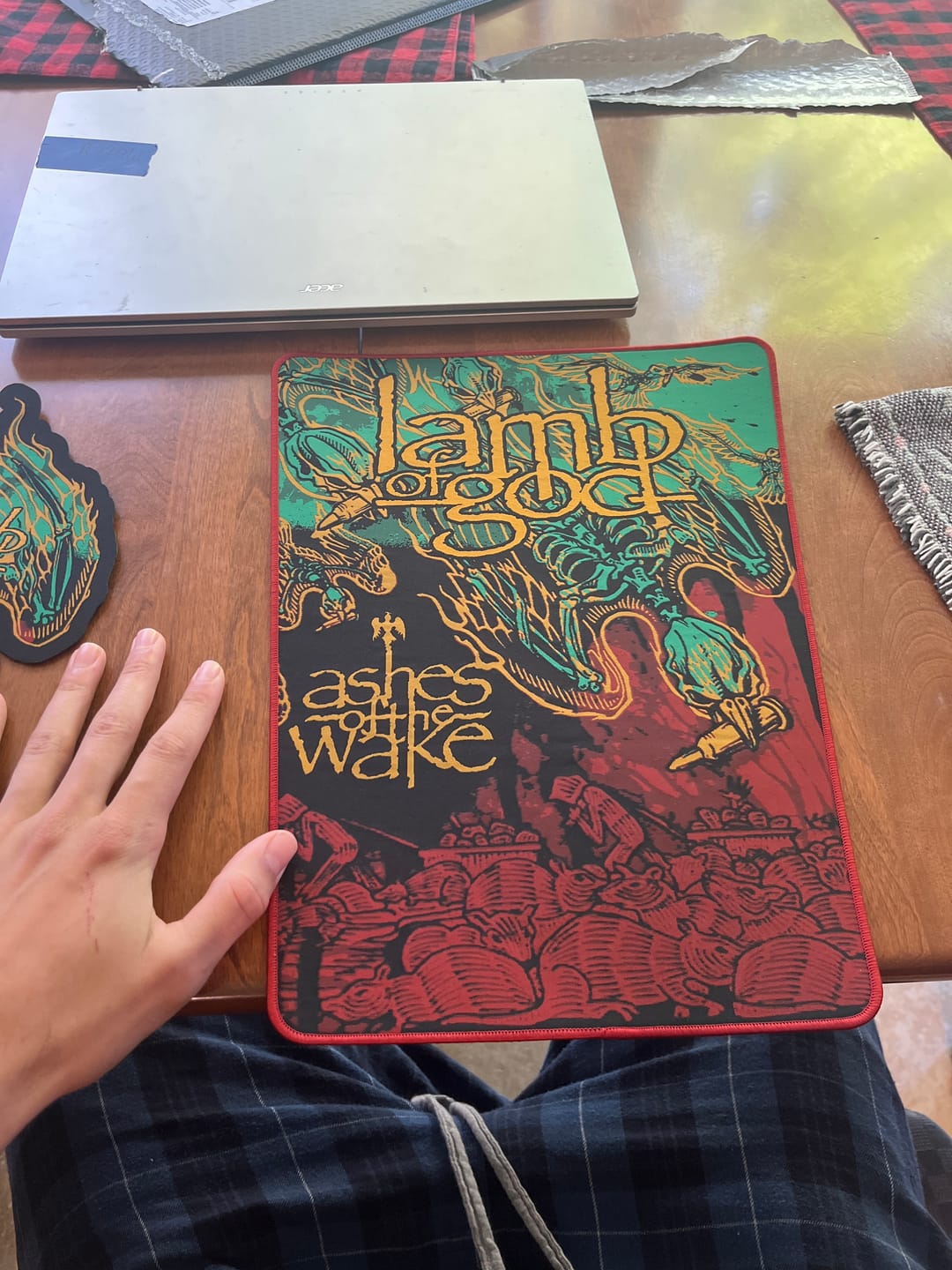 Customer photo review of Lamb Of God - Ashes Of The Wake - Backpatch