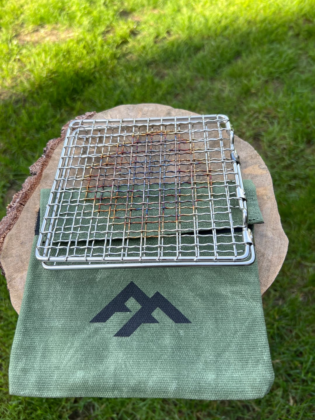 Customer photo review of TrailGrate™ (Folding) | Open-Fire Griddle / Grill