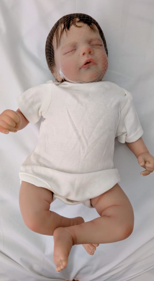Customer photo review of "Florence" – 20 Inch Handcrafted Sleeping Reborn Doll Cloth Body or Vinyl Body