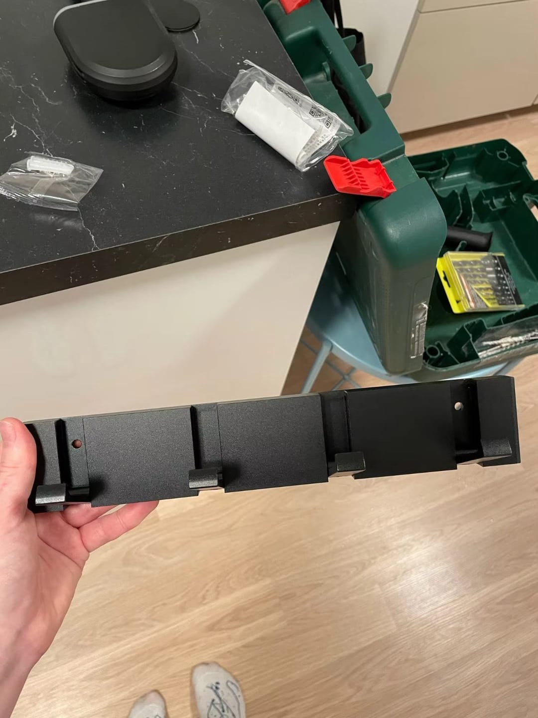 Customer photo review of KlappHook | Klappbarer Garderobenhaken