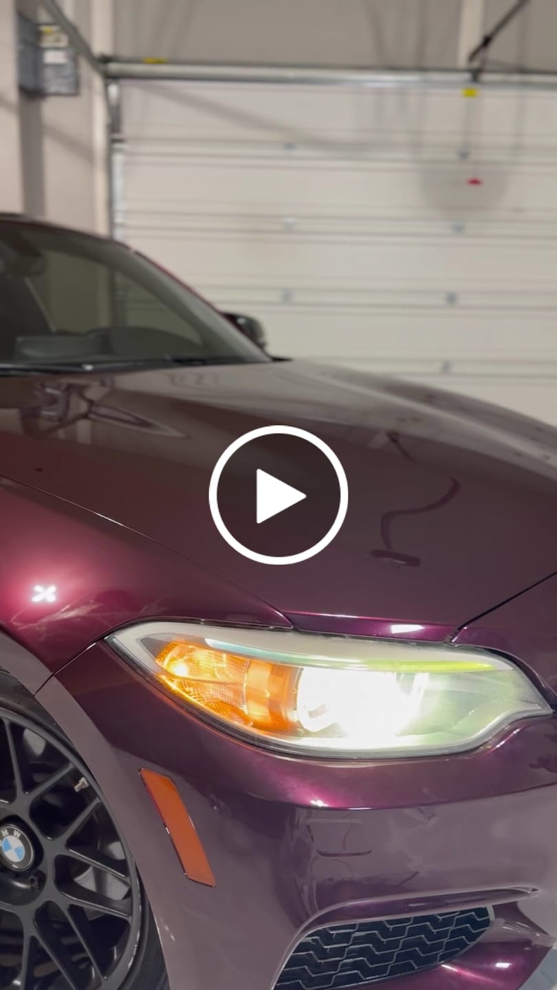 Customer video review of Glossy Metallic Plum Purple Vinyl Wrap