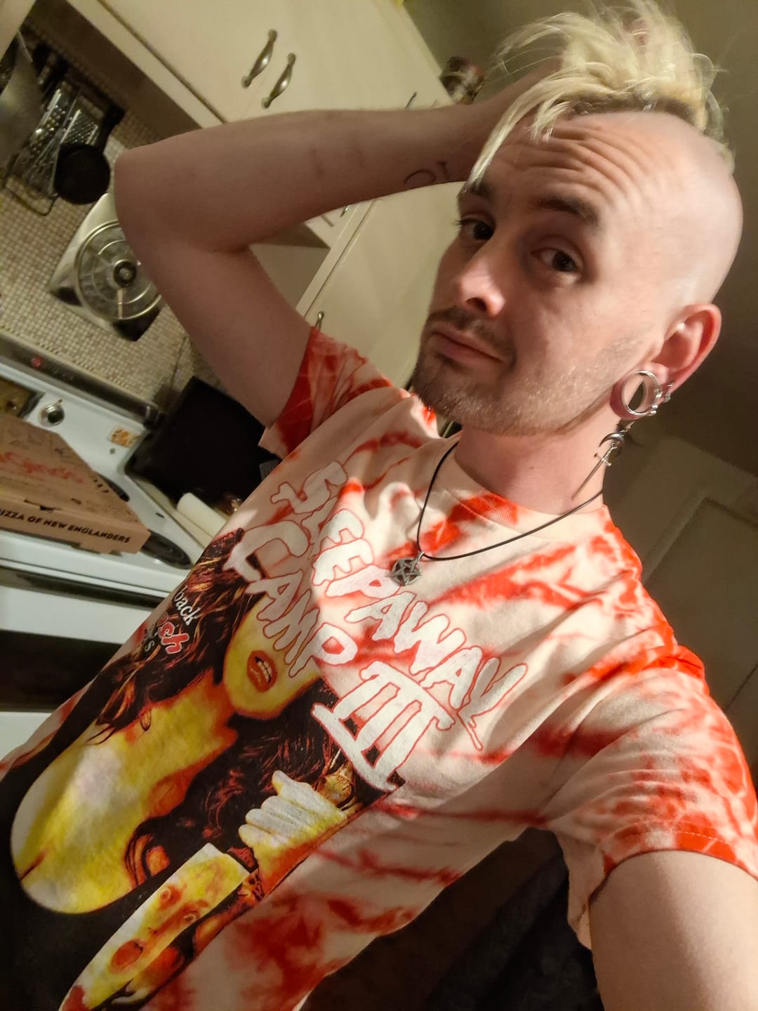 Customer photo review of SLEEPAWAY CAMP III: RETRO HORROR - TIE-DYE T-SHIRT