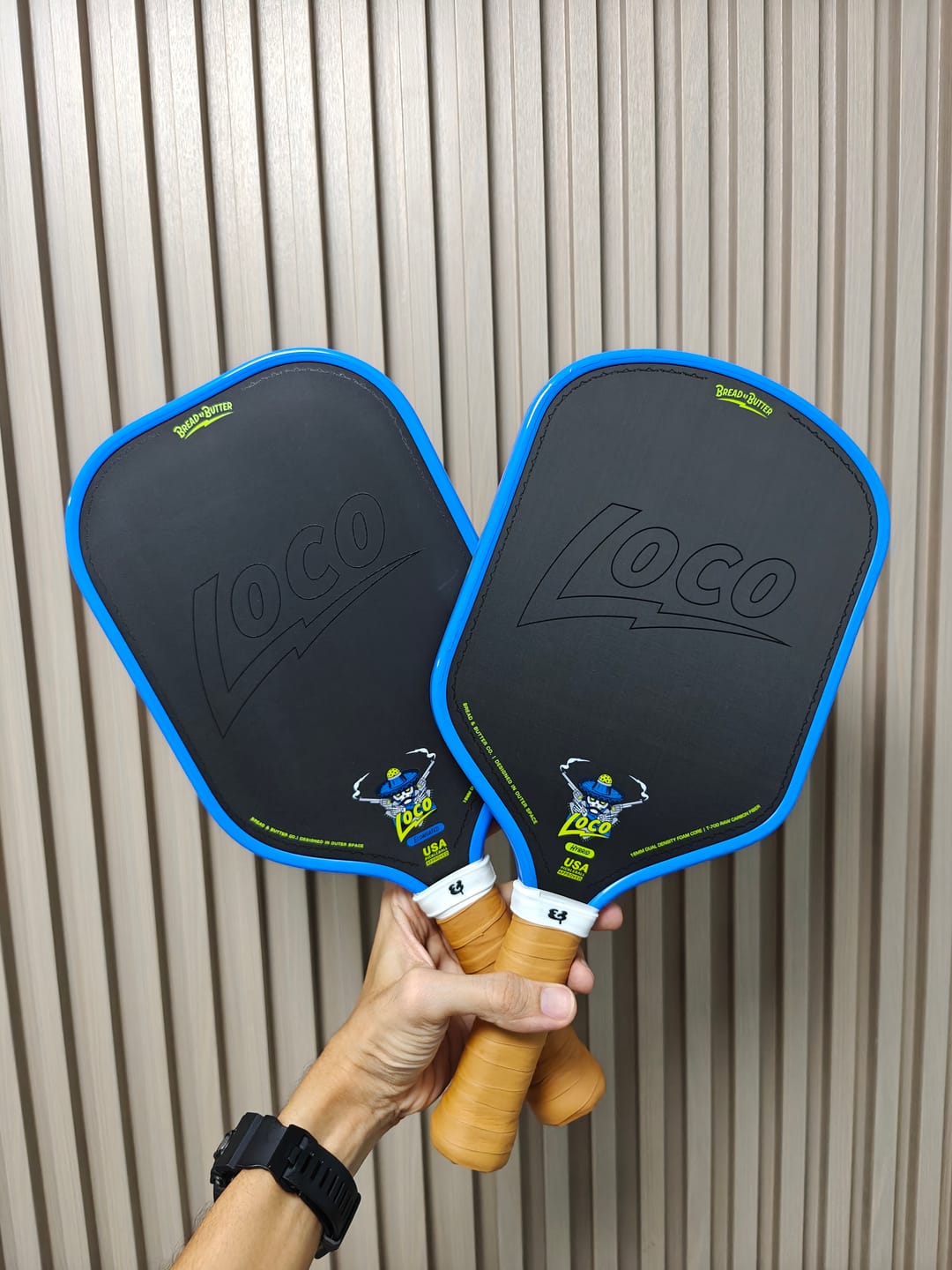 Customer photo review of The Loco 16mm Pickleball Paddle Hybrid