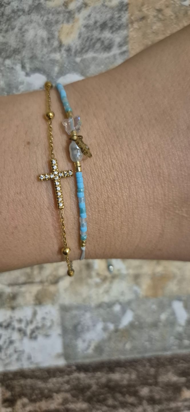 Customer photo review of Bratara Cross Shine