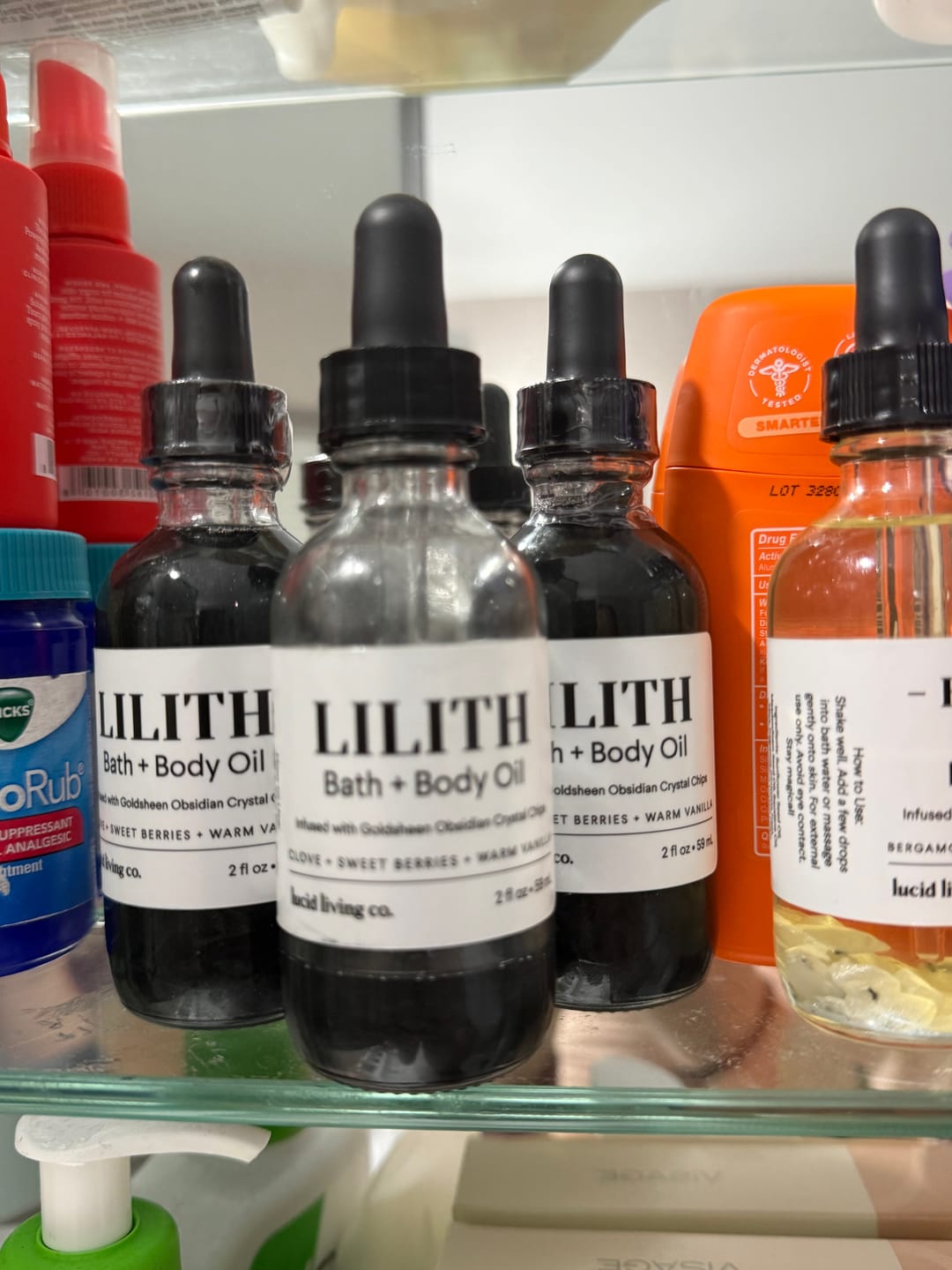 Customer photo review of LILITH Bath & Body Oil