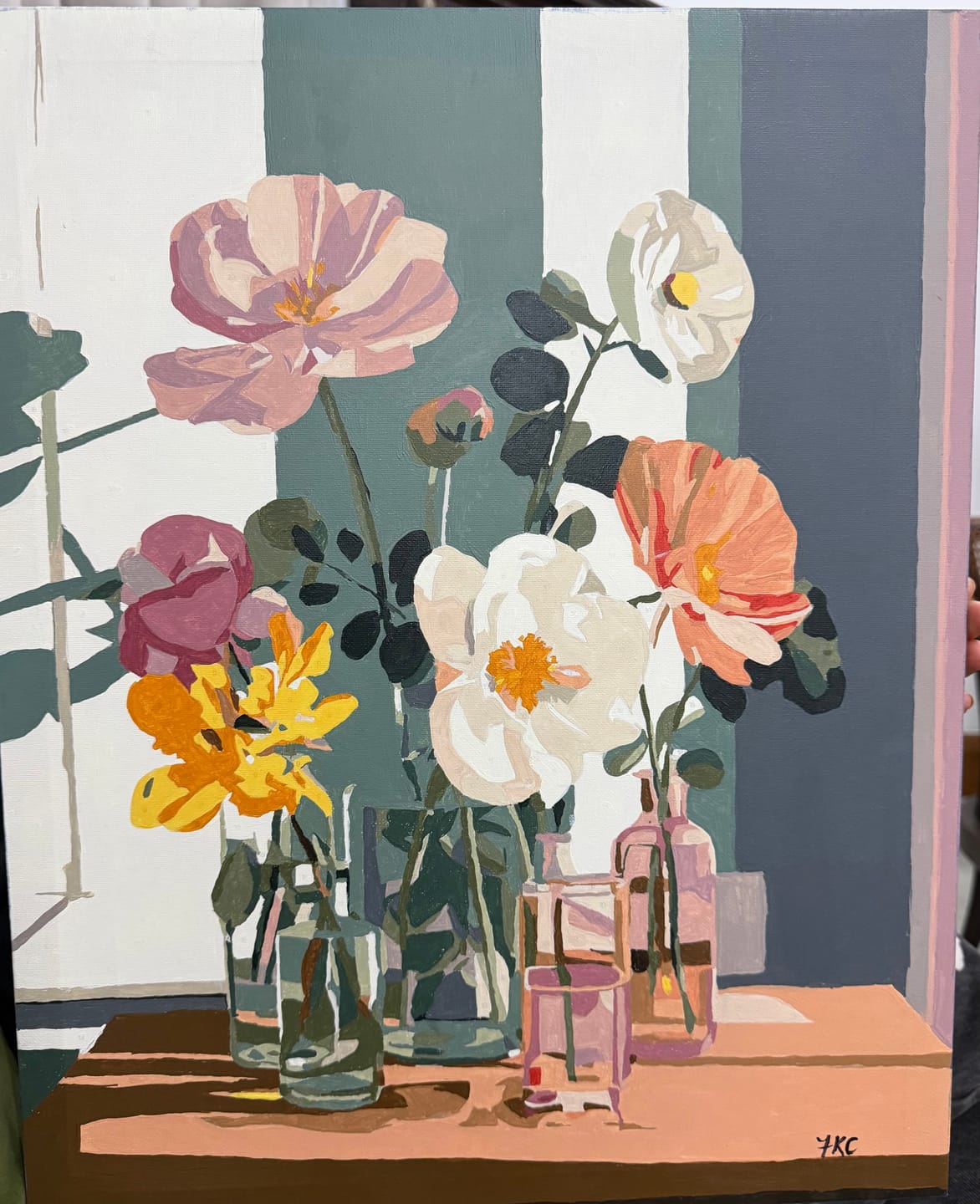 Customer photo review of Beauty in glass | Paint by Number