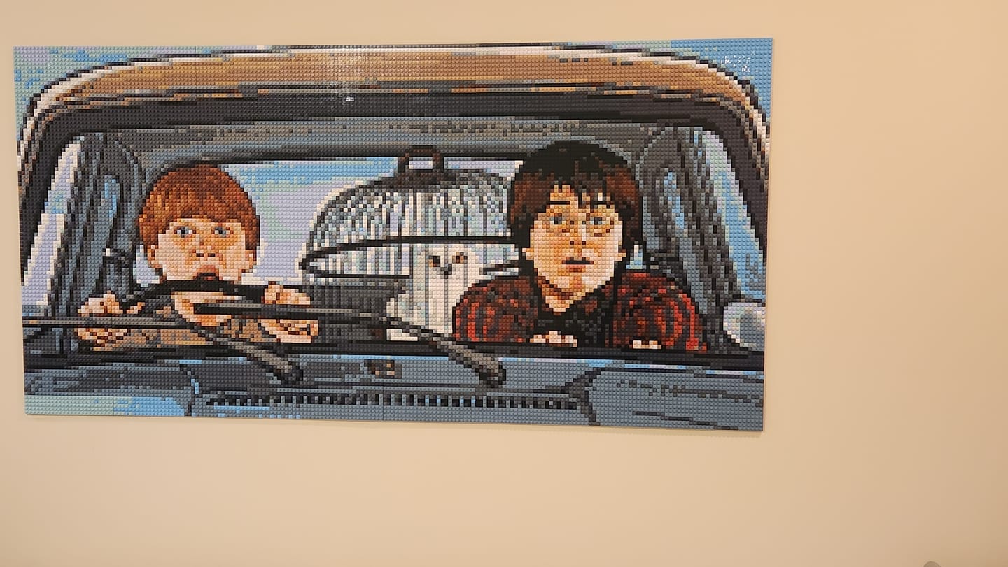 Customer photo review of Custom Design Brick Mosaic - 4x8 baseplates
