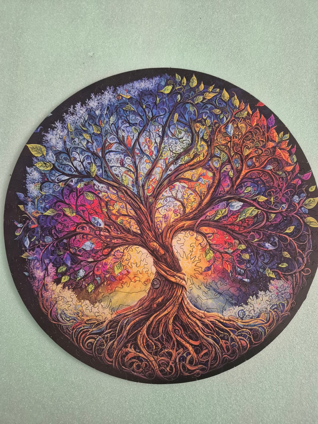Customer photo review of Hayat Ağacı - Ahşap Puzzle