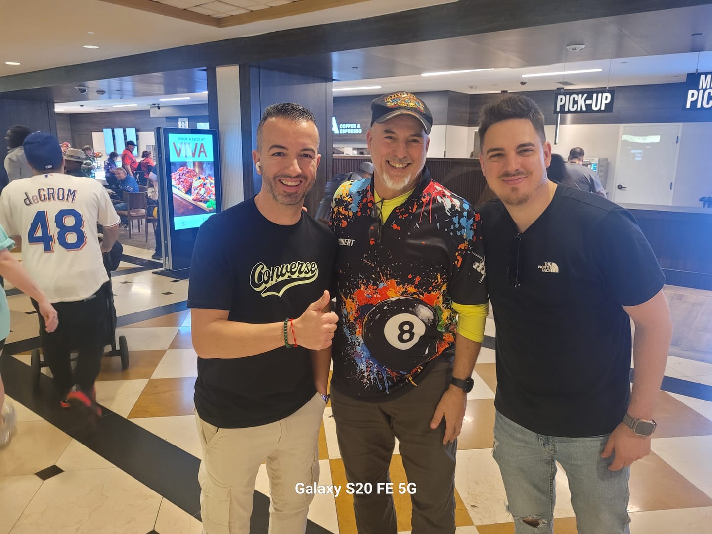 Customer photo review of Funny 8 Ball Pool Colorful Paint Splash Custom Billiard Shirt For Men, Billiard Team Jersey | Black TDM3377