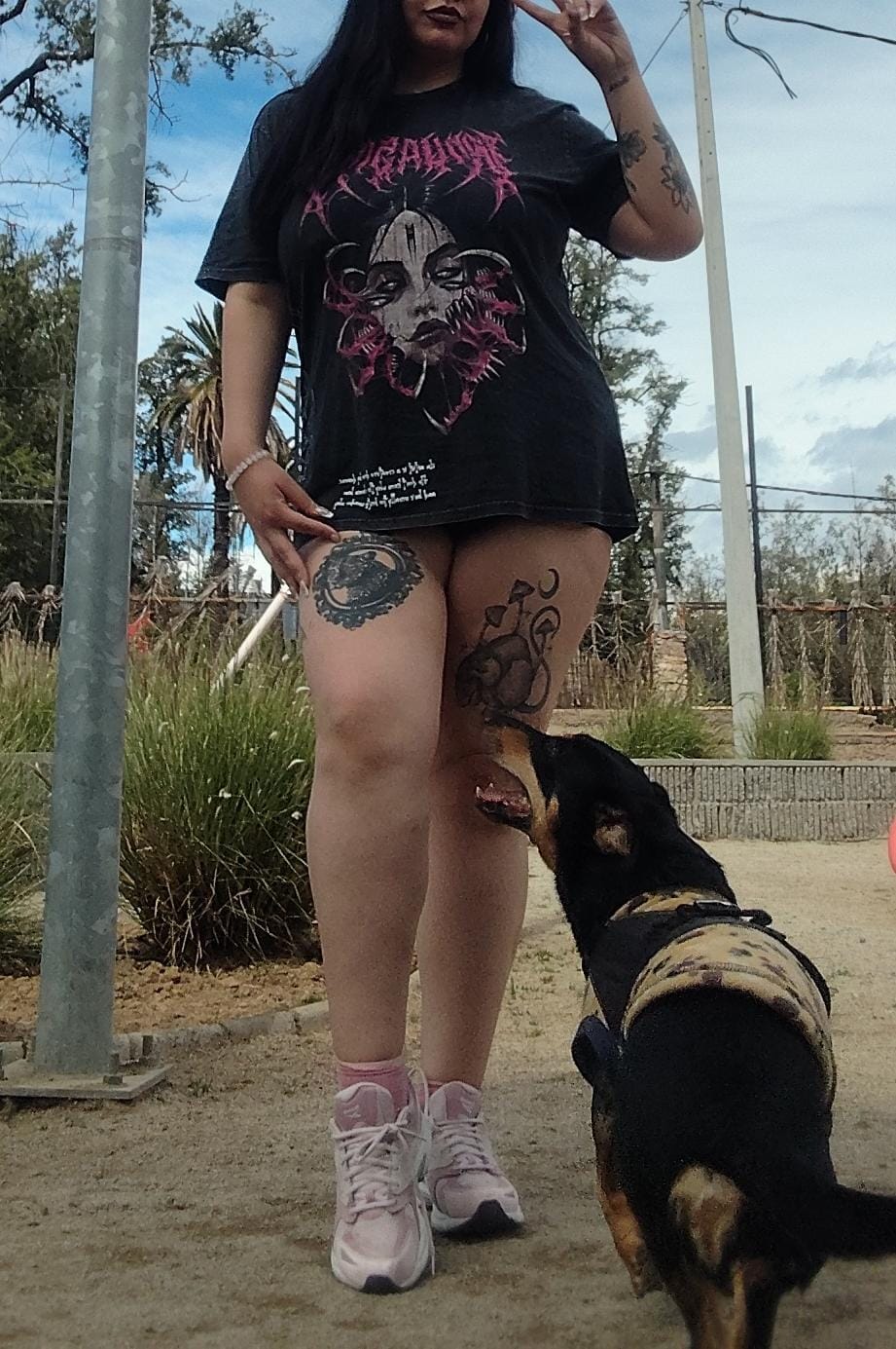 Customer photo review of POLERA DEMON GIRL