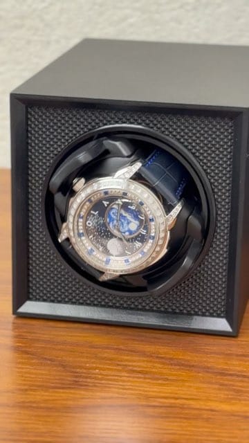Customer photo review of Astral Vortex - Automatic Mechanical Watch for Men l Nebula Moonphase Dial l Bonus Precision Winder Included