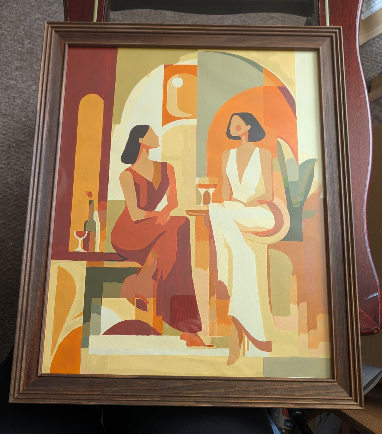 Customer photo review of Women Chit Chat | Paint by Number