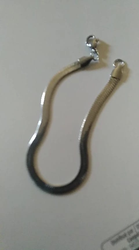 Customer photo review of Bracelet serpent (argent)