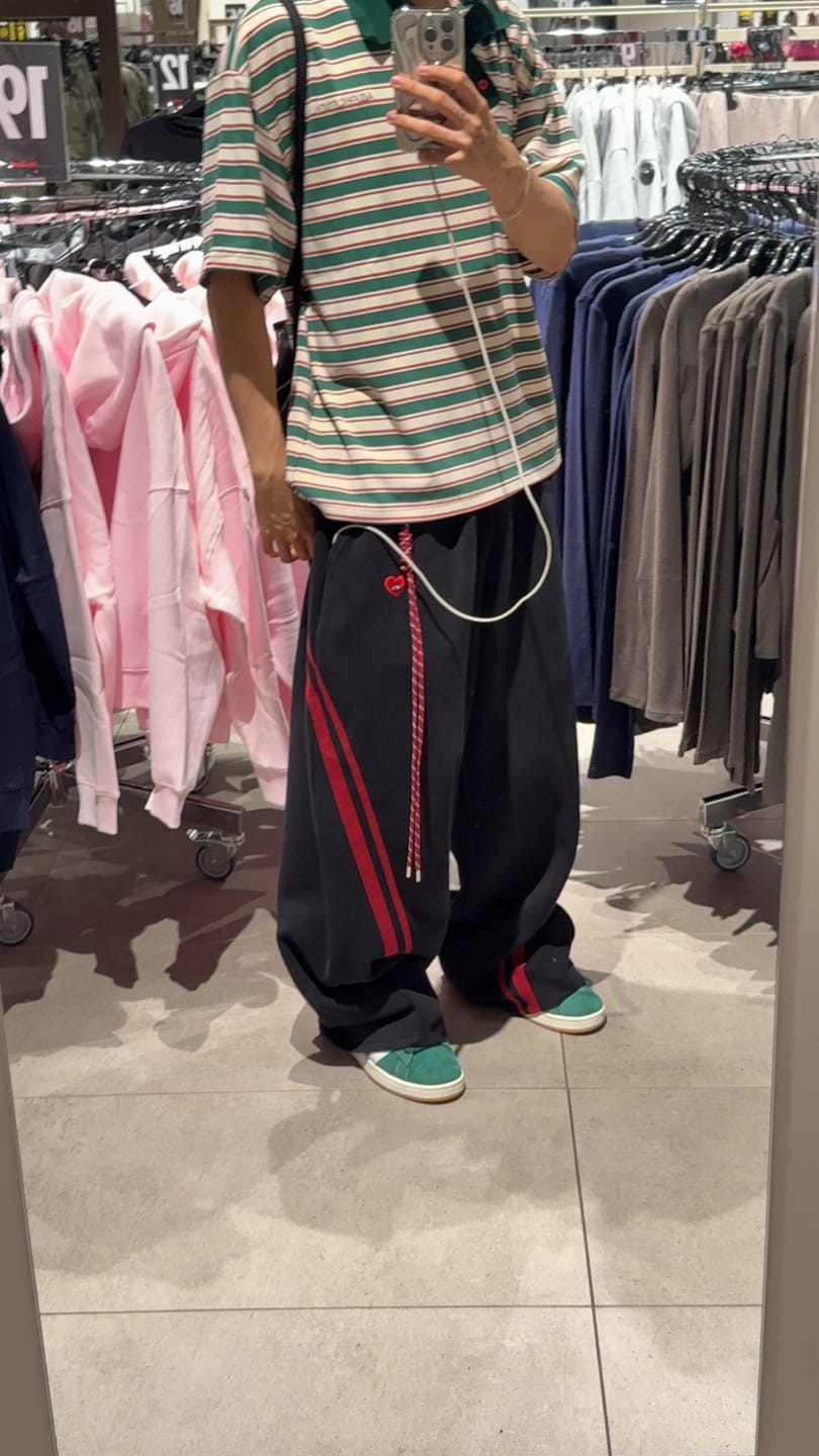 Customer photo review of Aelfric Eden Stripe Polo Tee