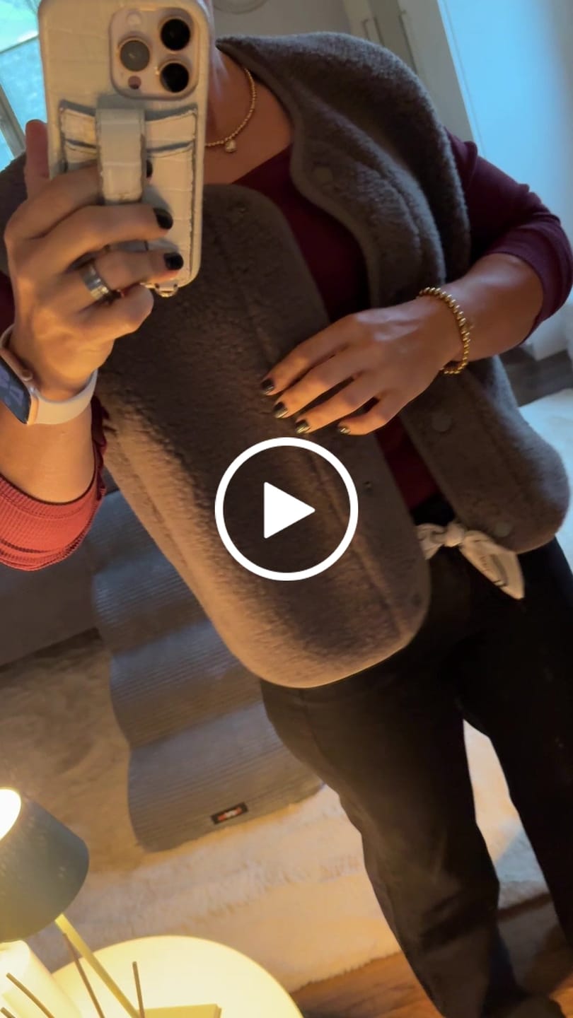 Customer video review of Weste 100% Wolle
