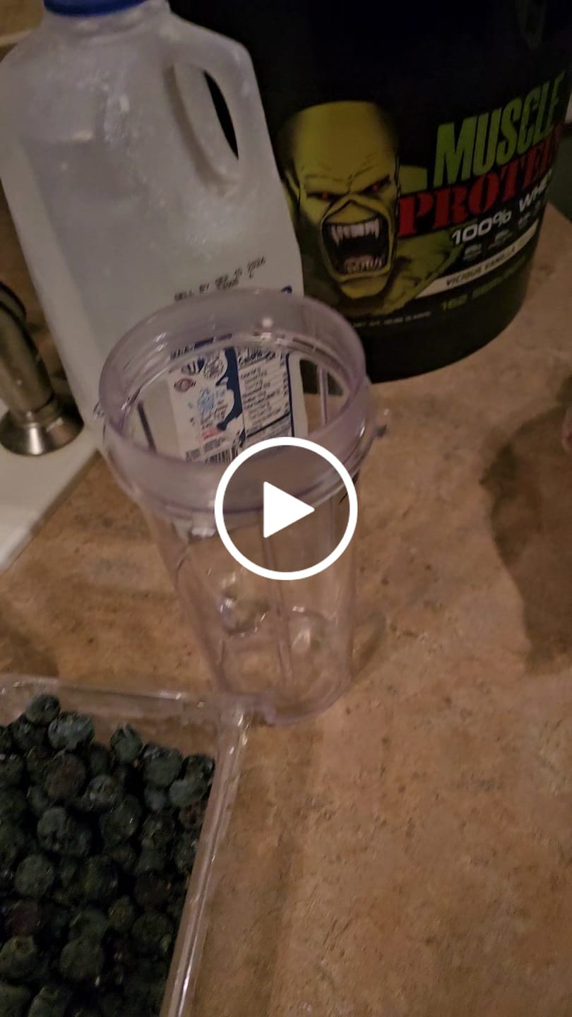 Customer video review of Whey Protein Powder Bucket